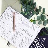 Undated Planner Premium Weekly 7"x10" Silver Black - Clever Fox: Faux Leather, Budget, Adult & Teen, 7x10 Inches - 3 of 4