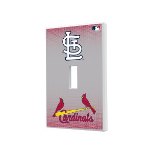 MLB National League Teams Linen Hidden-Screw Light Switch Plate for Single Toggle - 1 of 4