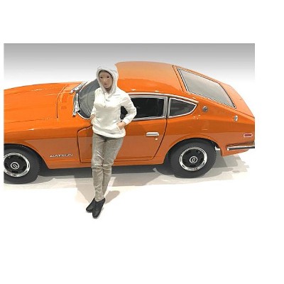 Hand-Painted Resin Car Meet Figurine for 1/24 Scale Models
