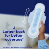 Always Maxi Overnight Pads with Wings for Women, Size 5, Extra Heavy Overnight Absorbency, Unscented, 14 Count - 3 of 4