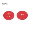 Unique Bargains Resin Snap Fastener Round Flat 4-Hole Sewing Buttons 10 Pcs - 3 of 4