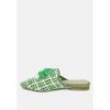 Mariana Woven Flat Mules With Women Tassels - 4 of 4