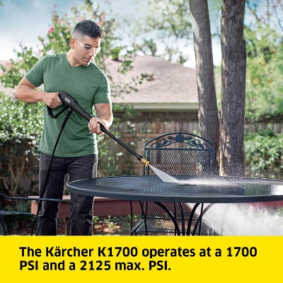 Karcher K1700 Yellow and Black Electric Pressure Washer