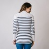 Hope & Henry Women's Long Sleeve Mock Neck Breton Sweater, Womens, X-Small - 3 of 4