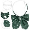 Elerevyo Women's Pre-tied Adjustable Straps Polka Dots Uniform Casual Bow Ties - 3 of 4
