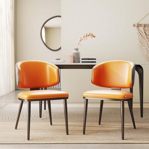 WJSHome Dining Chairs Set Of 2, Modern Kitchen Dining Room Chairs Comfortable Ergonomic Backrest Dinner Chairs for Living Room - 1 of 4