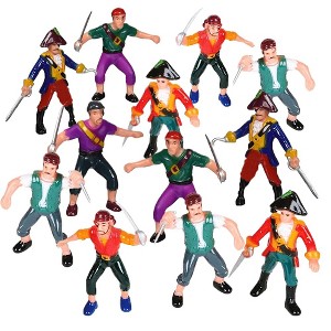 ArtCreativity Assorted Pirate Action Figures Mini Figures (Pack of 12) - 1 of 4