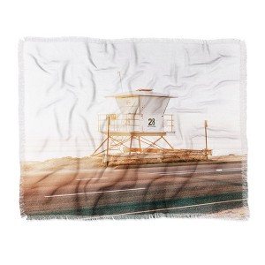 Bree Madden Carlsbad Beach Tower Woven Throw Blanket - Deny Designs - 1 of 2