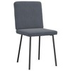 vidaXL Dining Chair Set of 2 Dark Grey - 3 of 4