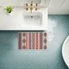 Stupell Industries Subtle Boho Geometrics Printed Plush Bathroom Floor Mat, design by Jennifer Ellory - 3 of 4
