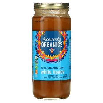 Heavenly Organics 100% Organic Raw White Honey , 22 oz (624 g)