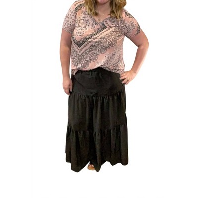 Women's Tiered Maxi Skirt - ee:some