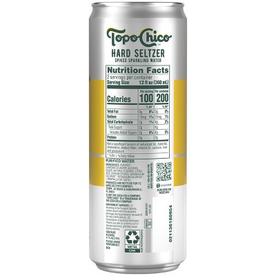 Topo Chico Tangy Lemon Lime Hard Seltzer - 24 fl oz Can