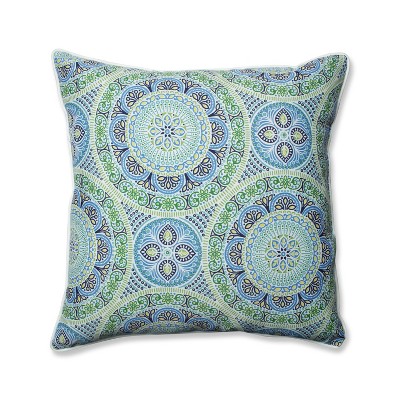 Outdoor/indoor Delancey Blue Floor Pillow - Pillow Perfect : Target