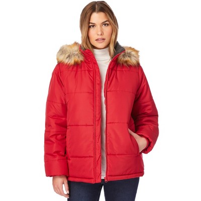 Roaman's Women's Plus Size Short Length Puffer Jacket
