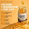 Mulittea Calcium Magnesium Zinc Capsules with Vitamind3 for Strong Bones & Teeth | Heart & Immune Support - 2 of 4