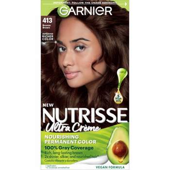 Garnier Nutrisse Nourishing Permanent Hair Color Creme - 413 Bronze Brown