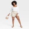Women's Balloon 3/4 Sleeve Square Neck Blouse - A New Day™ - 3 of 3