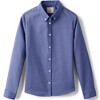 Lands' End School Uniform Kids Long Sleeve Oxford Dress Shirt - 2 of 3