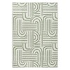 Modern Area Rug for Living Room, Vintage Low Pile Floor Rug with Non Slip Backing, Washable Stain Resistant Carpet for Dorm Office - 3 of 4