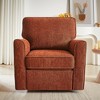 360° Swivel Chair Accent Barrel Armchair, Sofa Chair with Side Pockets for Living Room, Bedroom, Office, Hotel - Green/Red/Gray - ModernLuxe - 2 of 4