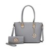 MKF Collection Vanessa Women's Fashion Tote & Wallet Set Handbag by Mia K - 2 of 4