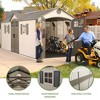 Lifetime 20 ft. x 8 ft. Outdoor Storage Shed, Tan (60127) - 4 of 4