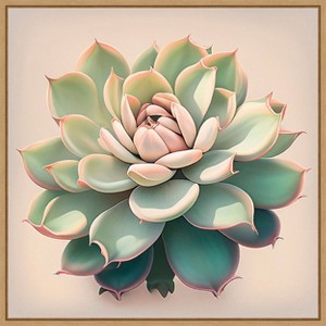 Amanti Art Echeveria Pulidinis by Incado Framed Canvas Wall Art - 1 of 4