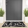 Nadja Modern Minimalist One Line Art Welcome Mat - society6 - image 2 of 3