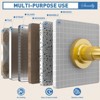 LunaLulinlk Shower Curtain Rod, Adjustable 32-61 Inch Spring Tension Shower Rods for Bathroom or Window - 3 of 4