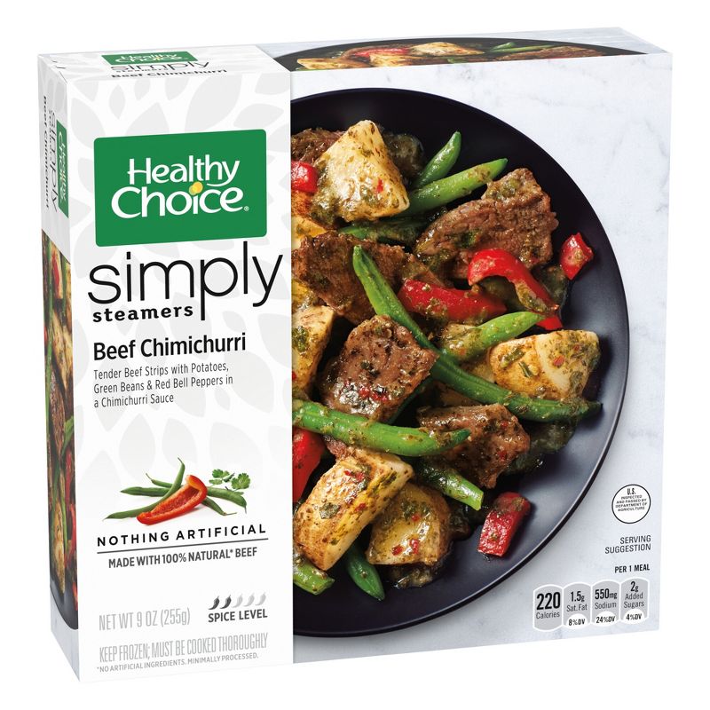 Healthy Choice Simply Steamers Frozen Beef Chimichurri - 9oz, 3 of 5