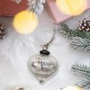 Whisen D3.9X4.3"H Christmas Ball Ornaments, Glass Decorative Hanging Ball Christmas Tree Ornaments, Set of 6 - 4 of 4