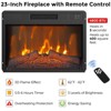 Homhougo TV Stand for TVs up to 67" Black - 3 of 4