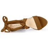 Allegra K Women's Open Toe Soft Insole Lace Up Platform Block Heel Sandals - 4 of 4