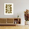 Amanti Art Linocut Houseplant No 2 by Alisa Galitsyna Wood Framed Wall Art Print - 4 of 4