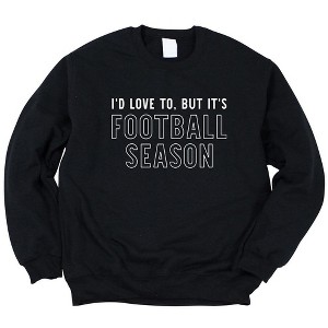 Simply Sage Market Women's Graphic Sweatshirt I'd Love To But It's Football Season - 1 of 2