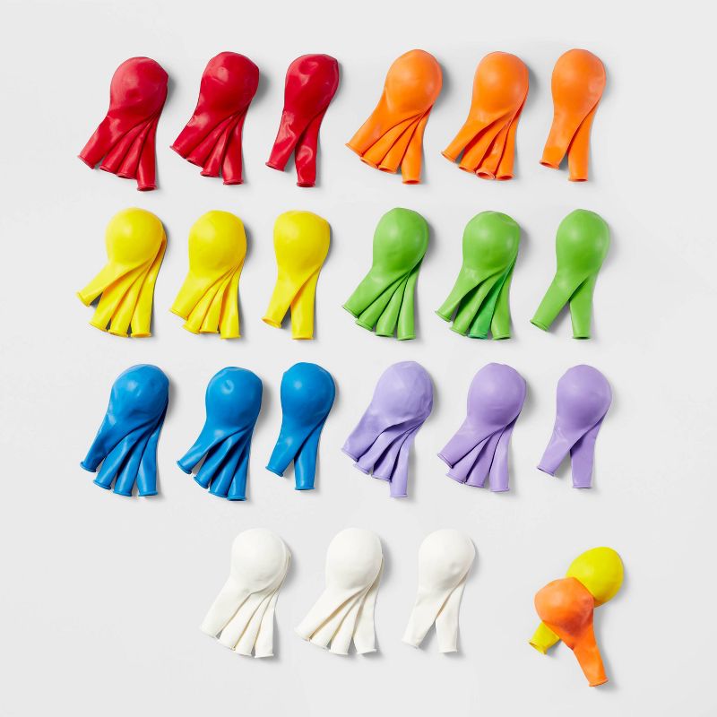 72ct Color Mix Balloons - Spritz&#8482;, 5 of 10