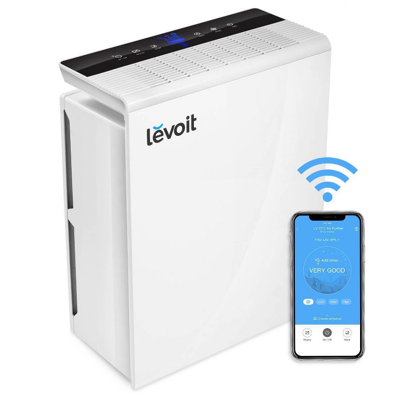 Levoit Smart True HEPA Air Purifier with Bonus Filter, 3 of 9