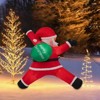 YIYIBYUS Hanging Christmas Inflatables Wearing Christmas Hat, Christmas Inflatables Decorations, Blow up Christmas Ornaments - 4 of 4