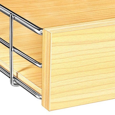 Lynk Professional 11" x 21" Wood and Chrome Pull Out Drawer