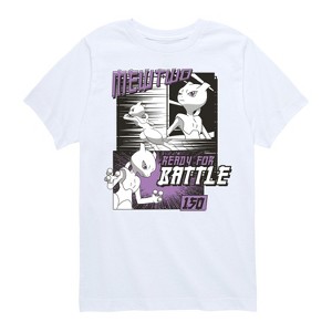 Boys' - Pokémon - Mewtwo Ready for Battle Short Sleeve Graphic T-Shirt - 1 of 4