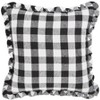 Annie Black Check Pumpkin Pillow 12x12 VHC Brands - 2 of 4
