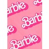Intimo Mattel Barbie Logo On Repeat Soft Cuddly Plush Fleece Throw Blanket Wall Scroll Pink - 3 of 3