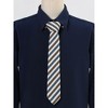 INSPIRE CHIC Men's Self-Tied Linen Slim Necktie - 2 of 4