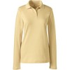 Lands' End School Uniform Women's Long Sleeve Feminine Fit Interlock Polo Shirt - 2 of 2