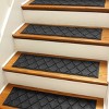 WaterHog 8.5"x30" Set of 4 Argyle Indoor/Outdoor Stair Treads Door Mats - 2 of 4