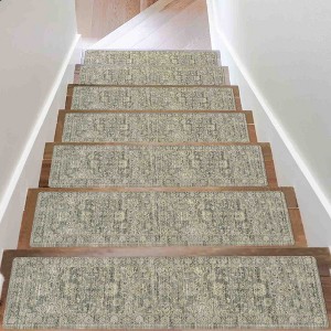 BAGOKIE 15 Pack 8"x30" Non-Slip Stair Treads for Wooden Steps - 1 of 4