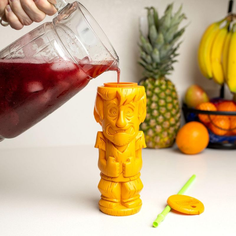 Beeline Creative Geeki Tikis Scooby-Doo Shaggy Plastic Tumbler with Straw | Holds 20 Ounces, 3 of 8