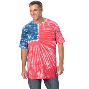 KingSize Lightweight Tie-Dye Crewneck Tee - 1 of 4