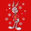 Girls Looney Tunes Snowflakes and Bugs Bunny T Shirt - 2 of 4